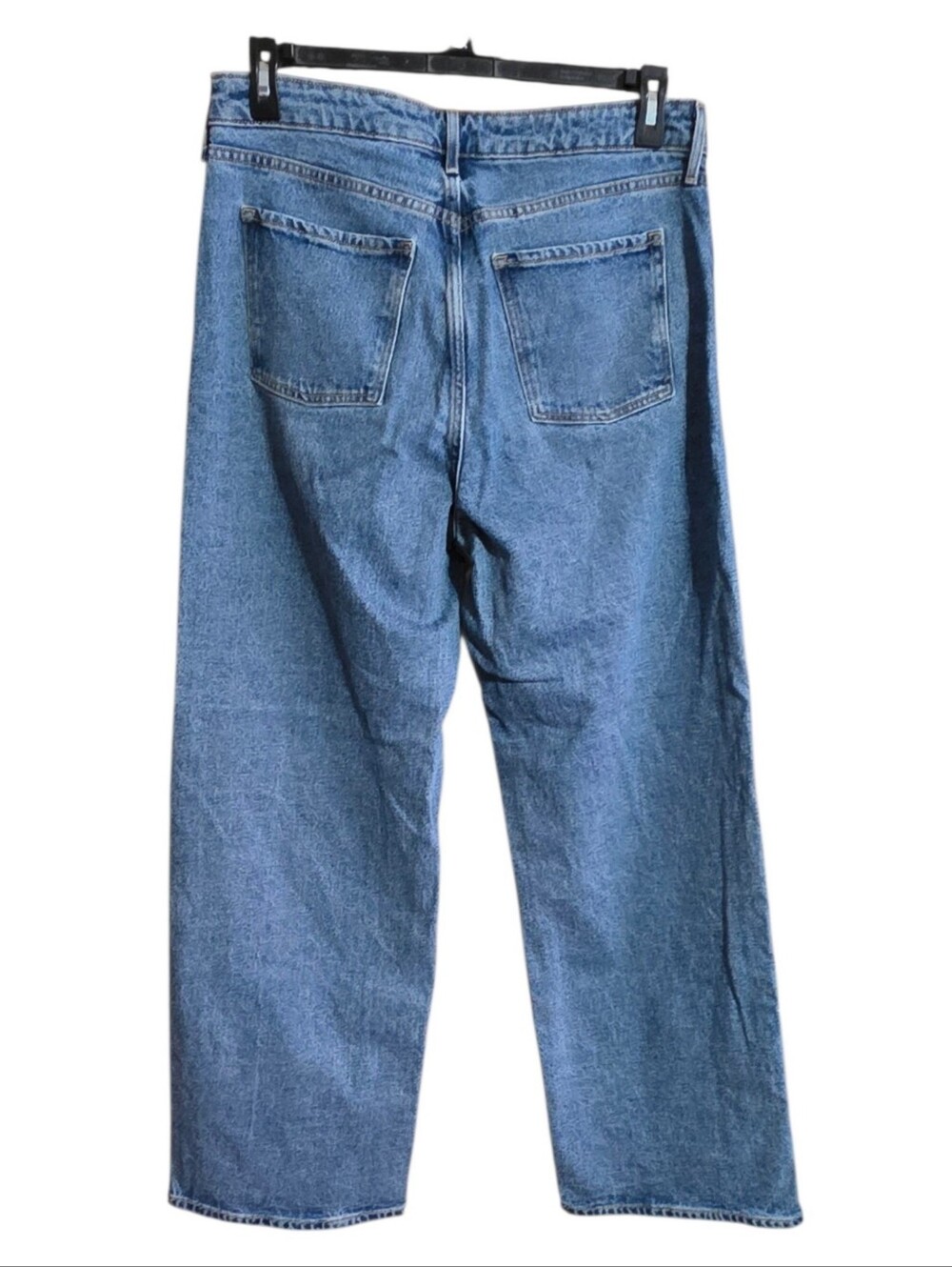 Old Navy Extra High Rise Sky-Hi Wide Leg Jeans  Size 10 - Picture 5 of 12